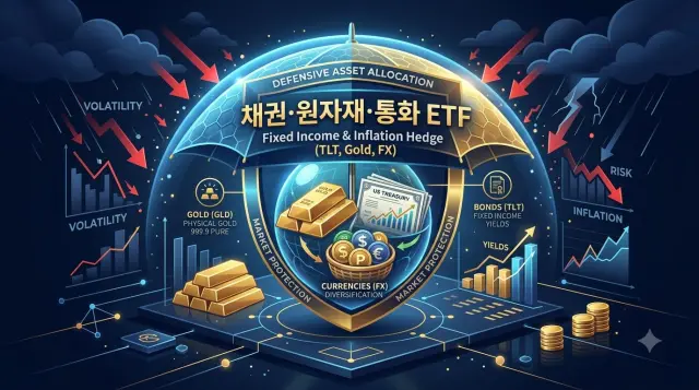 채권 및 원자재 ETF 자산 방어 효과
