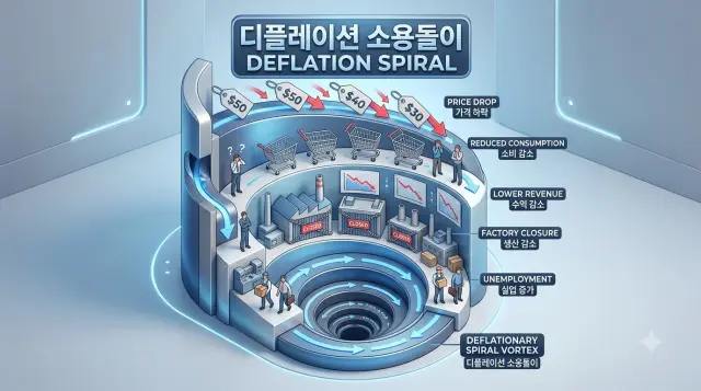 디플레이션 소용돌이