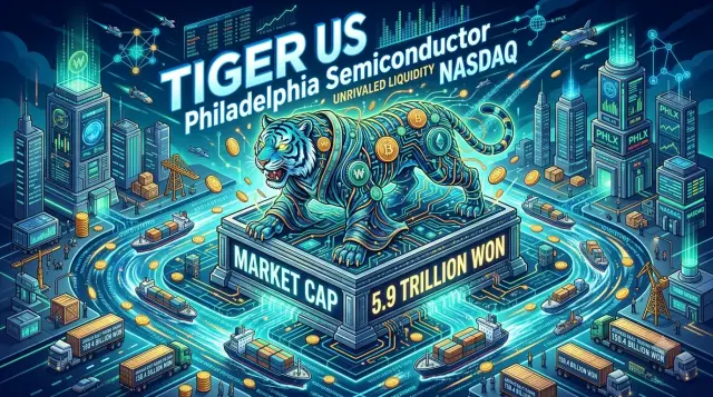 국내 미국 반도체 ETF 대표 TIGER 필라델피아반도체 ETF
