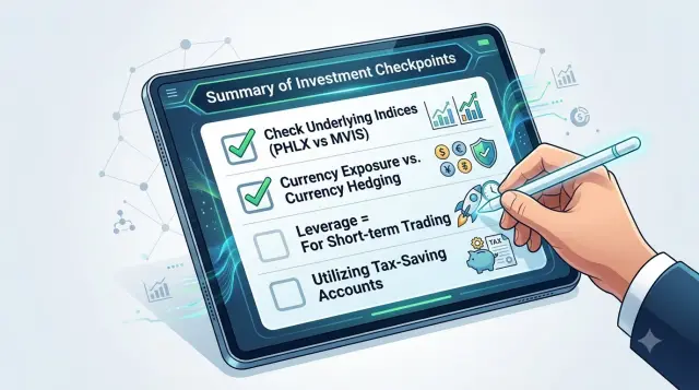미국 반도체 ETF 투자시 체크리스트