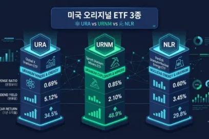 미국 원전 SMR ETF 3종 비교: URA, URNM, NLR 완벽 정리