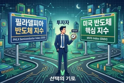국내 상장 미국 반도체 ETF 완전정리: TIGER 필라델피아반도체 vs KODEX 미국반도체