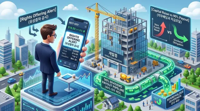 리츠 유상증자는 공시 등이 절차를 거쳐 진행