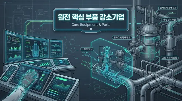 원전 핵심 부품 강소기업이 주축