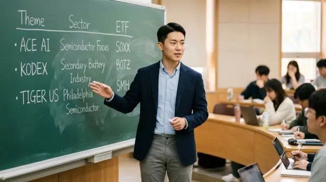 ETF 기초자산 중 테마와 섹터를 기반으로 하는 상품