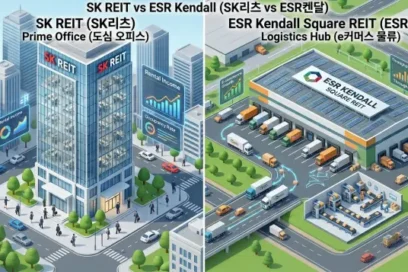상장 리츠 1위 SK리츠와 ESR켄달스퀘어리츠 분석: 기초자산·성장성 등 총정리
