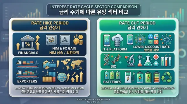 금리 주기에 따른 유망 섹터