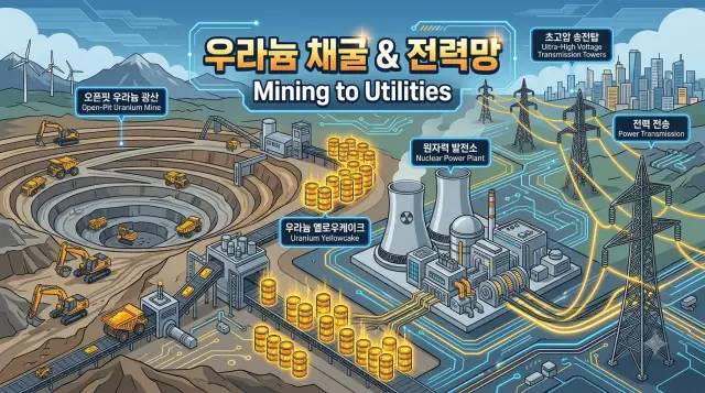 미국 원전 SMR은 우라늄을 이용하여 전력을 생산
