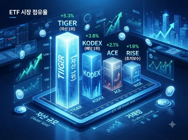 국내 나스닥100 ETF 순자산 규모 및 시장 지위 비교