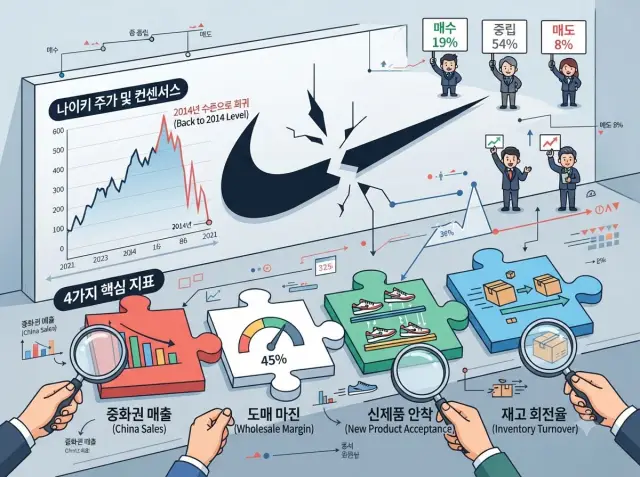 나이키 S&P 100 편출과 패시브 수급 일러스터