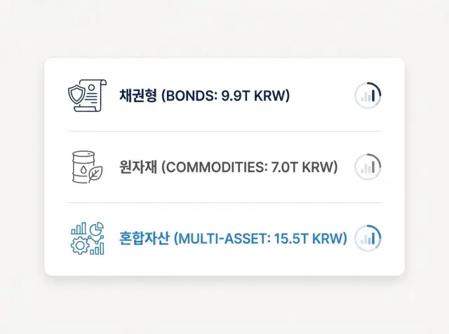 채권 원자재 혼합자산 ETF 비중 현황