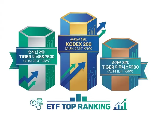 국내 ETF 순위 1위에서 3위