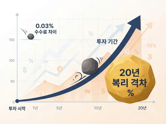 ETF 운용보수 복리 격차 원리