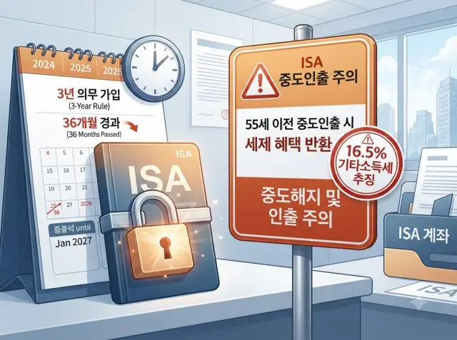 절세 계좌 중도 인출 및 의무가입 주의사항
