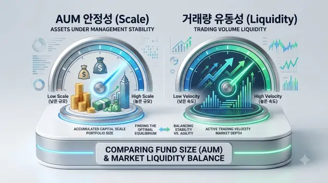 ETF 고르는 법 중 가장 중요한 AUM과 거래량