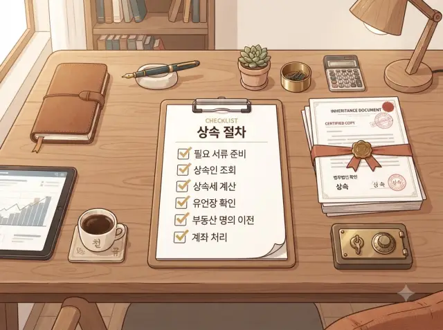 유가족 금융 업무 및 상속 준비 체크리스트