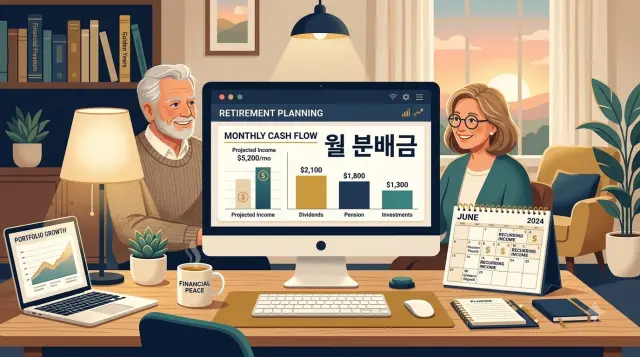 연금 생활자를 위한 월 현금흐름
