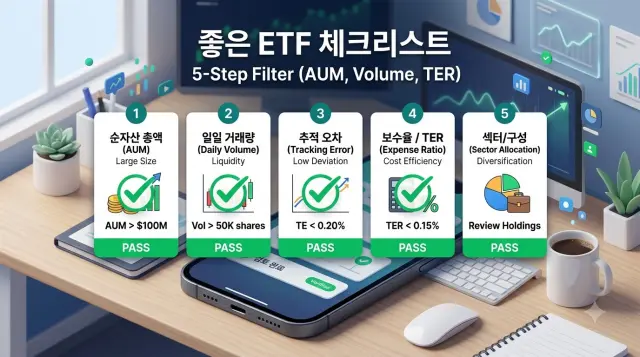 좋은 ETF 선별 5단계 체크리스트