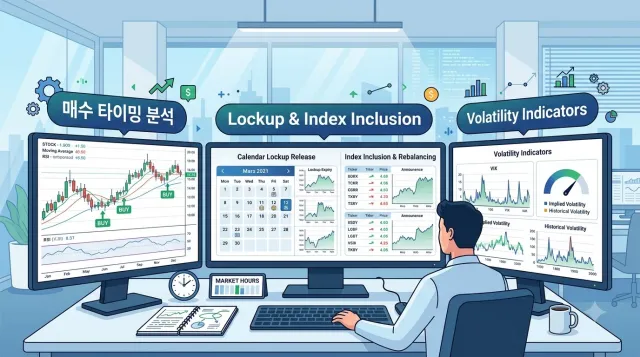 스페이스X 상장 이후 보호예수 해제와 매수 타이밍 분석 차트