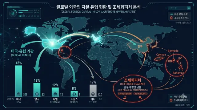 국적별 외국인 매매 동향 및 조세회피처