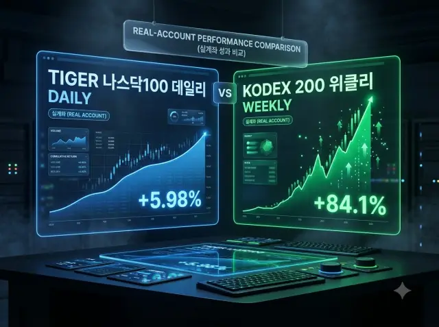 나스닥100 및 코스피200 커버드콜 실전 성과 비교